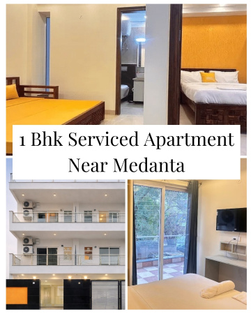 Lime Tree Comfortable 1BHK Serviced Apartment in Gurgaon