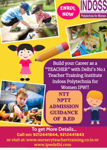 Nursery Teacher Training (NTT) Course in Delhi| PTT Course in Delhi