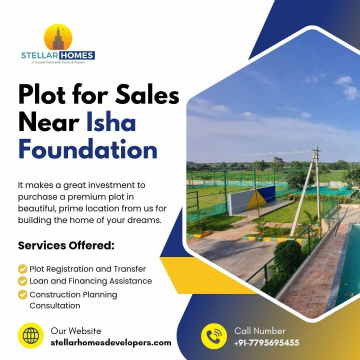 Plot for Sales Near Isha Foundation | Plot for Sales Near International Airport