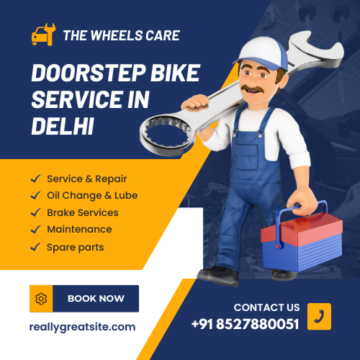 Doorstep Bike service in Delhi | 8527880051