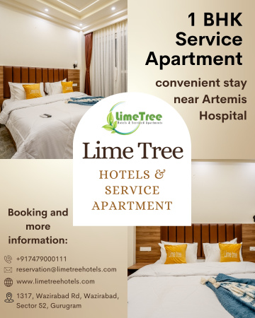 Modern 1BHK Serviced Apartment Near Artemis Gurgaon for Relaxed Extended Stays