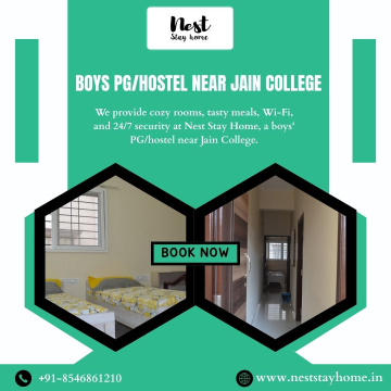 Nest Stay Home | Boys PG/Hostel near Jain College