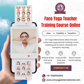 Face Yoga Teacher Training Course Online | Om Yoga International in Rishikesh, India