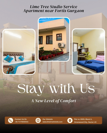 Well-Equipped Studio Service Apartment in Gurgaon