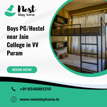 Boys PG/Hostel near Jain College in VV Puram
