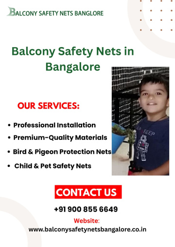 Reliable Balcony Safety Nets in Bangalore – Professional Installation & Quality Assurance
