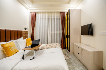 Work-Ready 1BHK Serviced Apartment Near Artemis Hospital Gurgaon for Remote Workers & Digital Nomads