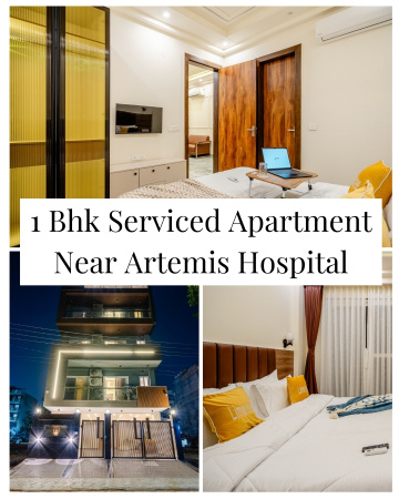 Lime Tree Fully Furnished 1BHK Service Apartment Near Artemis, Gurgaon