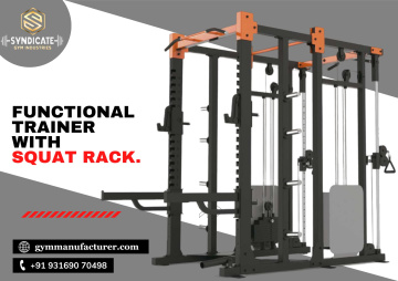 FUNCTIONAL TRAINER WITH SQUAT RACK