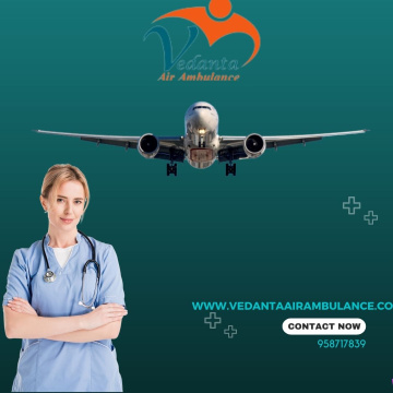 Shift Emergency Patient By Vedanta-Best Air Ambulance Service in Hyderabad