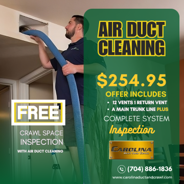 best cleaning services in nc-Carolina duct and crawl