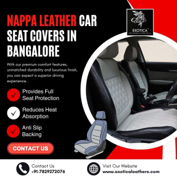 Nappa Leather Car Seat Covers In Bangalore | Exotica Leathers