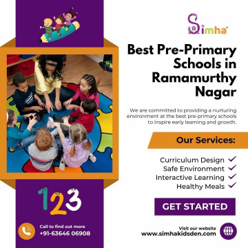 Best Pre-Primary Schools in Ramamurthy Nagar | Best Pre-Nursery Schools in Ramamurthy Nagar