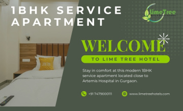 1BHK Service Apartment Near Artemis Hotel, Medanta & Major Landmarks in Gurgaon
