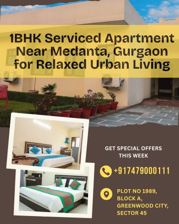 Well-Designed Studio Space for Comfortable Gurgaon Living