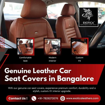 Genuine Leather Car Seat Covers In Bangalore | Leather Upholstery In Bangalore