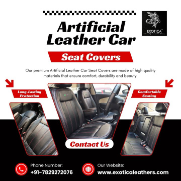 Artificial Leather Car Seat Cover | Genuine Leather Car Seat Covers