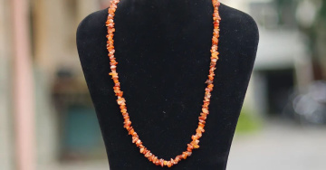 Carnelian Chips Mala - OmSriTara