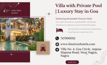 Private Pool Villa Near Anjuna Beach, Goa