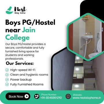 Nest Stay Home | Boys PG/Hostel near Jain College