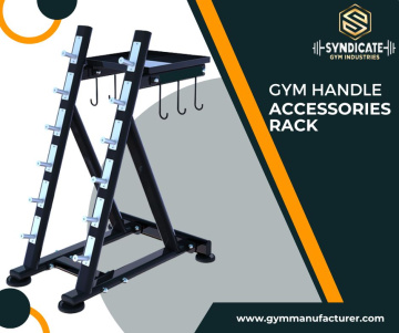 GYM HANDLE ACCESSORIES RACK