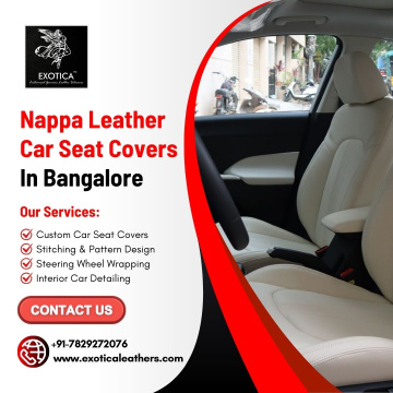 Nappa Leather Car Seat Covers In Bangalore | Car Seat Covers In Bangalore