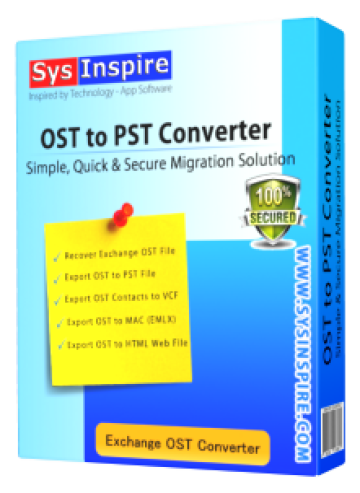 SysInspire OST to PST Converter Software