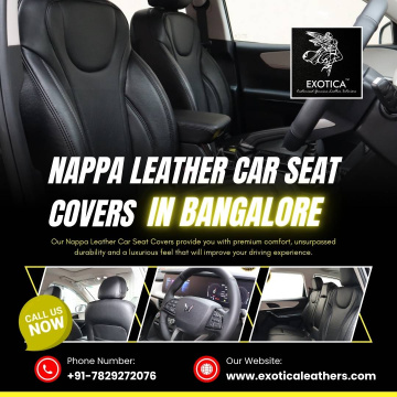 Nappa Leather Car Seat Covers In Bangalore | Exotica Leathers