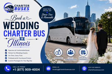 Best Weeding Charter Bus Rental Services in Illinois, USA