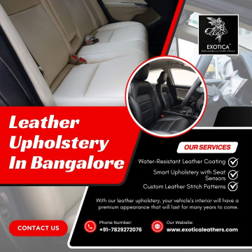 Leather Upholstery In Bangalore | Artificial Leather Car Seat Cover