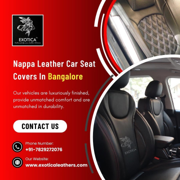 Nappa Leather Car Seat Covers In Bangalore | Best Car Seat Cover In Bangalore