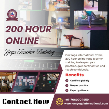 200 Hour Online Yoga Teacher Training | Om Yoga International in Rishikesh, India