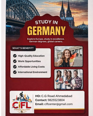 CIFL Centre Ahmedabad, Study in Germany, Germany Student Visa From Ahmedabda, Gujarat, India
