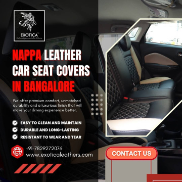 Nappa Leather Car Seat Covers In Bangalore | Car Upholstery Shop In Bangalore