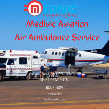 Emergency Medivic Aviation Air Ambulance Service in Silchar