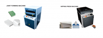 Joint Forming Machine Manufacturer, Perfect Binding Machine Manufacturers in Bangalore Nipping Machine Manufactuers in Bangalore Karnataka India	 Edge squa