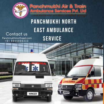 ICU Ambulance Service in Dibrugarh by Panchmukhi North East