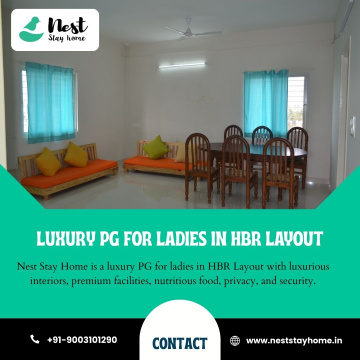 Luxury Pg for Ladies in HBR Layout