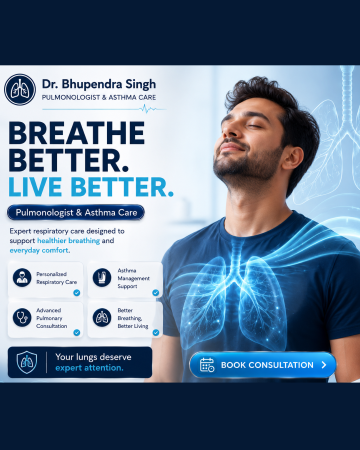 Dr. Bhupendra Singh || Pulmonologist & Asthma Doctor - Best Allergy/TB Specialist Doctor -Best Chest Physician In Gwalior