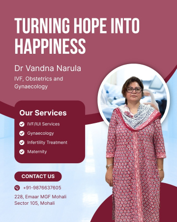 Dr Vandna Narula-best ivf centre in mohali