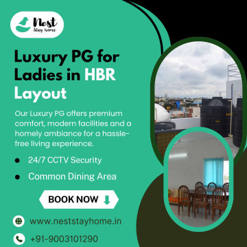 Luxury PG for Ladies in HBR Layout