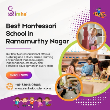 Simha Kidsden | Best Montessori School in Ramamurthy Nagar