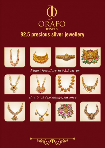 Orafo Silver Jewels | 92.5 Precious Silver Jewellery
