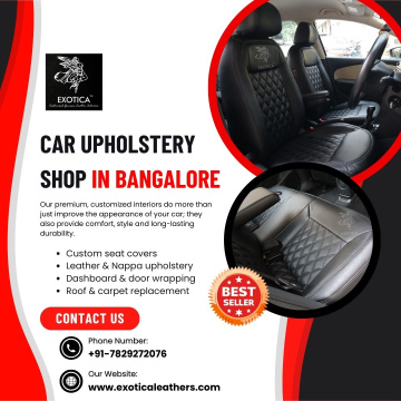 Car Upholstery Shop In Bangalore | Nappa Leather Car Seat Covers In Bangalore
