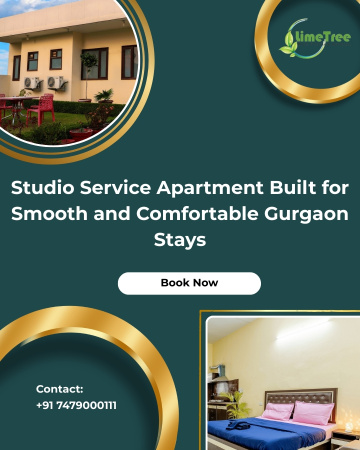 Studio Service Apartment Offering a Practical and Relaxed Stay in Gurgaon