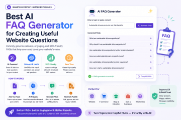 Best AI FAQ Generator for Creating Useful Website Questions