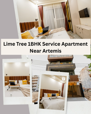 Fully Furnished 1BHK Service Apartment Near Artemis Hospital Gurgaon for Easy City Living