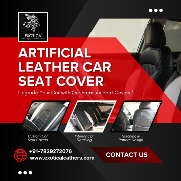 Artificial Leather Car Seat Cover | Exotica Leathers