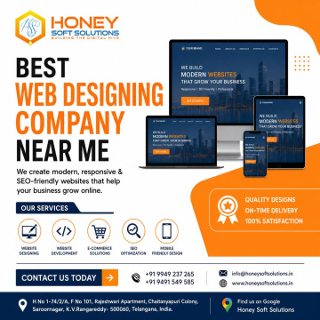 Best Web Designing Company Near Me – Honey Soft Solutions