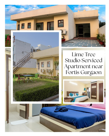 Studio Serviced Apartment near Fortis Gurgaon